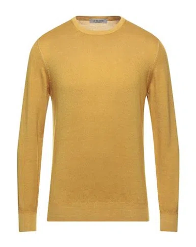 LA FILERIA LA FILERIA MAN SWEATER YELLOW SIZE 44 VIRGIN WOOL