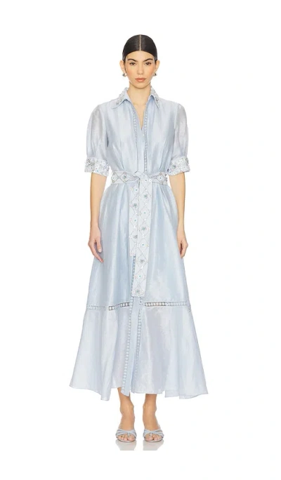 LA FUORI SERENE PETALE SHIRT DRESS