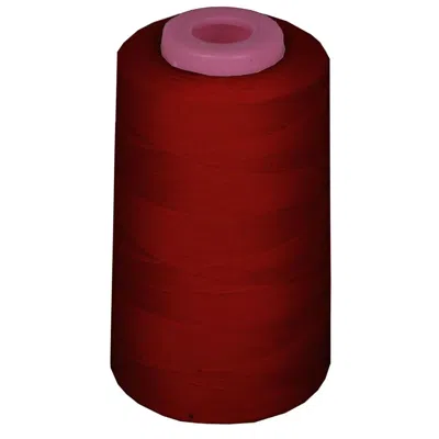 LA LINEN 6000 YARDS 100 PERCENT POLYESTER CONE SERGER THREAD, BURGUNDY - A200