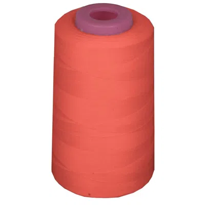 LA LINEN 6000 YARDS 100 PERCENT POLYESTER CONE SERGER THREAD, CORAL - A212
