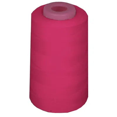 LA LINEN 6000 YARDS 100 PERCENT POLYESTER CONE SERGER THREAD, FUCHSIA - AX948