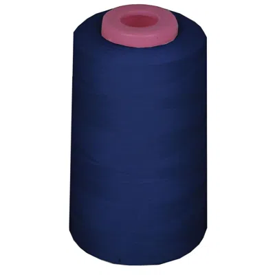 LA LINEN 6000 YARDS 100 PERCENT POLYESTER CONE SERGER THREAD, NAVY BLUE - A602