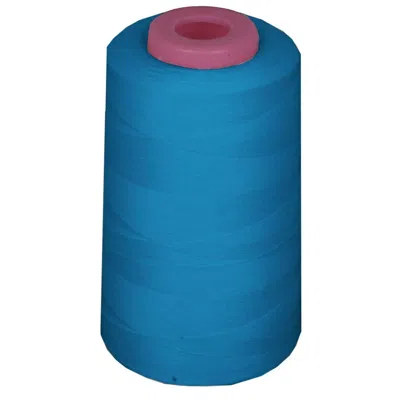 LA LINEN 6000 YARDS 100 PERCENT POLYESTER CONE SERGER THREAD, TURQUOISE - AX747