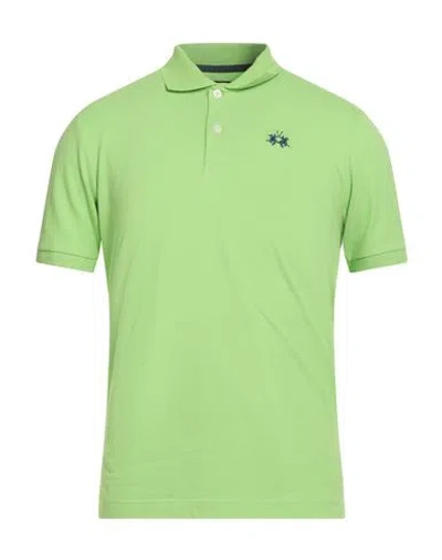 LA MARTINA LA MARTINA MAN POLO SHIRT LIGHT GREEN SIZE 3XL COTTON