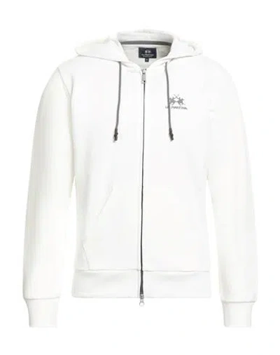 LA MARTINA LA MARTINA MAN SWEATSHIRT WHITE SIZE 3XL COTTON