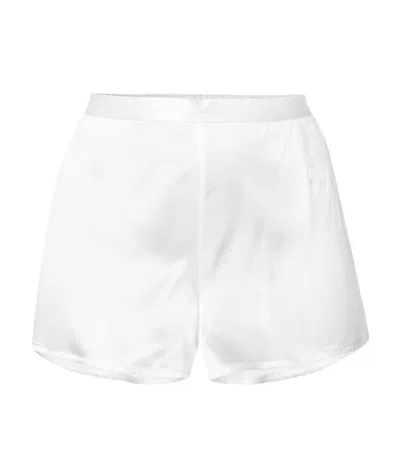 LA PERLA SILK-SATIN NIGHT SHORTS