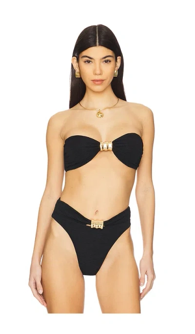 LA PORTE KATE BANDEAU HARDWARE BIKINI TOP