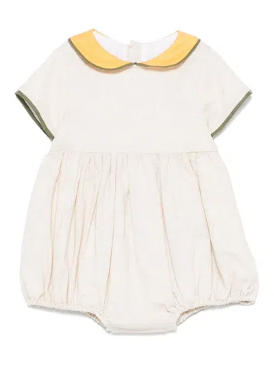 LA STUPENDERIA CONTRASTING-COLLAR SHORTIES