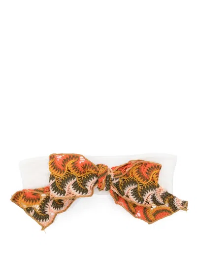 LA STUPENDERIA CROCHET-DETAILED HEAD BAND