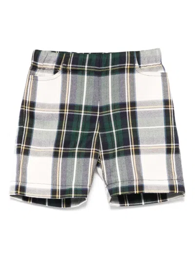 LA STUPENDERIA TARTAN-CHECK SHORTS