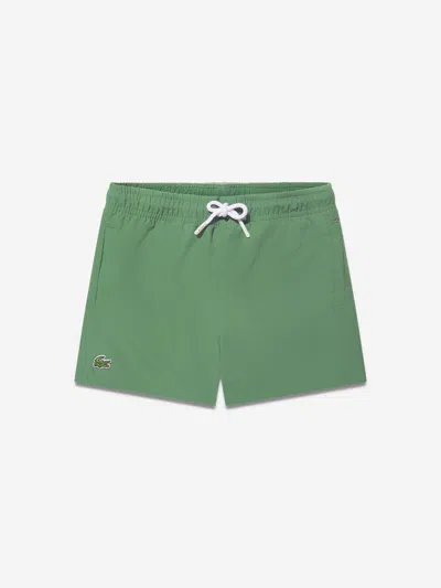 LACOSTE LACOSTE BOYS LOGO SWIM SHORTS