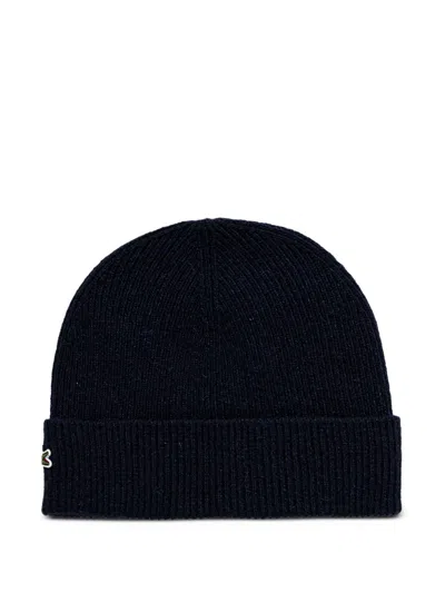 LACOSTE CROCODILE-APPLIQUÉ BEANIE (SET OF TWO)