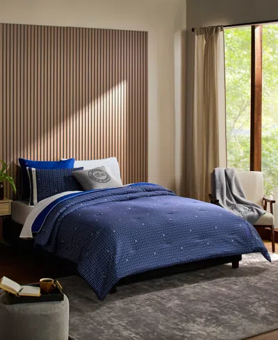 LACOSTE HOME HERITAGE GEO COTTON 2-PC. COMFORTER SET, TWIN