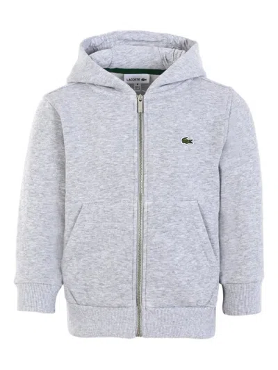LACOSTE HOODED ZIP-UP TOP