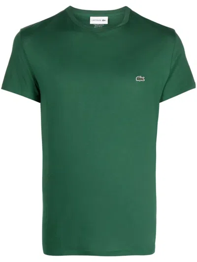 LACOSTE LOGO-PATCH COTTON T-SHIRT