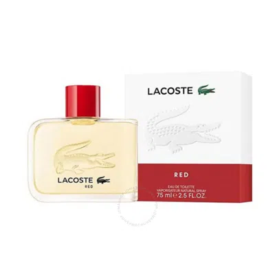 LACOSTE LACOSTE MEN'S RED EDT 2.54 OZ FRAGRANCES 3386460149327