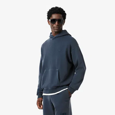 LACOSTE MEN'S WASHED EFFECT HOODIE - M - 4