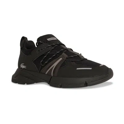 LACOSTE LACOSTE MENS L003 TRAINERS (BLACK)