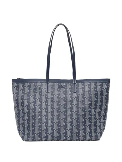 LACOSTE MONOGRAM-PATTERN TOTE BAG