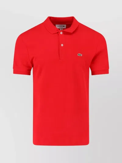 LACOSTE POLO COLLAR SHORT SLEEVES