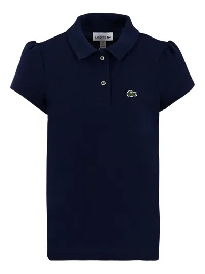 LACOSTE PUFFED-SLEEVE POLO SHIRT