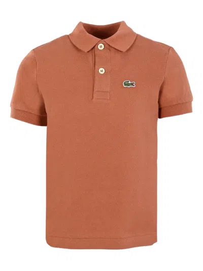 LACOSTE SHORT-SLEEVE LOGO-EMBROIDERED POLO SHIRT