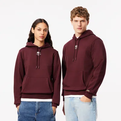 LACOSTE UNISEX PRINT HOODIE - XXL