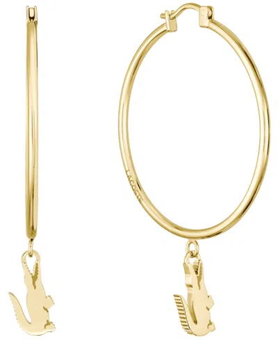 LACOSTE WOMEN'S CROCODILE IP PLATED BRACELET