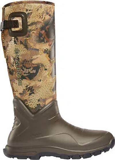 LACROSSE LACROSSE MENS AEROHEAD SPORT 16IN 3.5 OPTIFADE MARSH POLYURETHANE HUNTING BOOTS