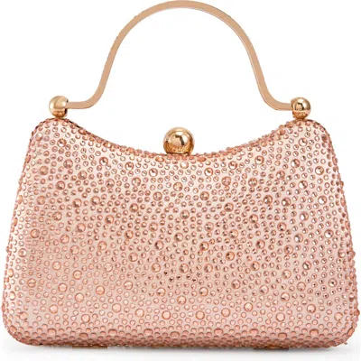 LADY COUTURE LADY COUTURE DOUBLE METAL HANDLES DAZZLING EVENING HANDBAG