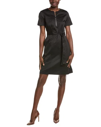 LAFAYETTE 148 LAFAYETTE 148 NEW YORK BELTED ZIP FRONT DRESS