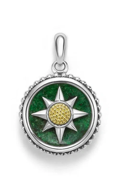 LAGOS ANTHEM SMALL JADE SUNBURST AMULET