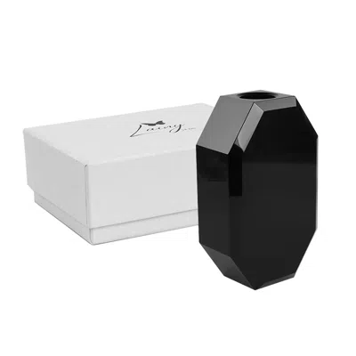 LAINY HOME 6" OCTAGON CRYSTAL VASE