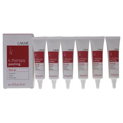 LAKME K-THERAPY PEELING SHOCK GEL BY LAKME FOR UNISEX - 6 X 0.5 OZ GEL