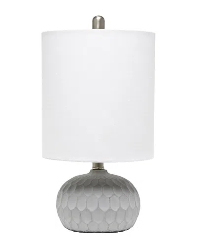 LALIA HOME LALIA HOME CONCRETE THUMBPRINT TABLE LAMP