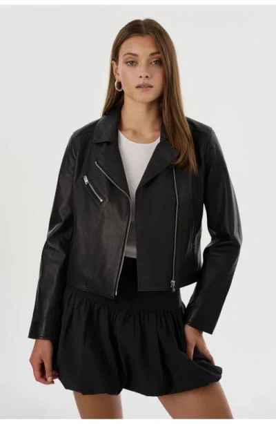 LAMARQUE LAMARQUE VALERIA | LEATHER BIKER JACKET