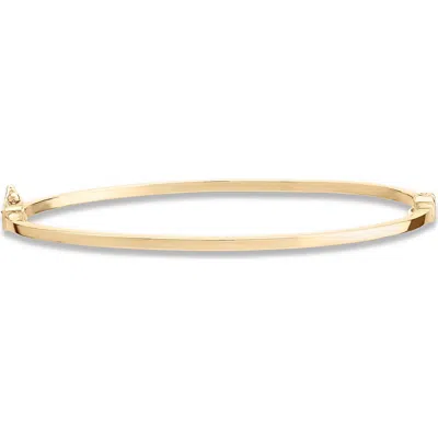 LANA LANA SKINNY 14K GOLD HOLLOW HINGED BANGLE