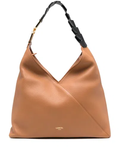 LANCEL LEATHER SHOULDER BAG
