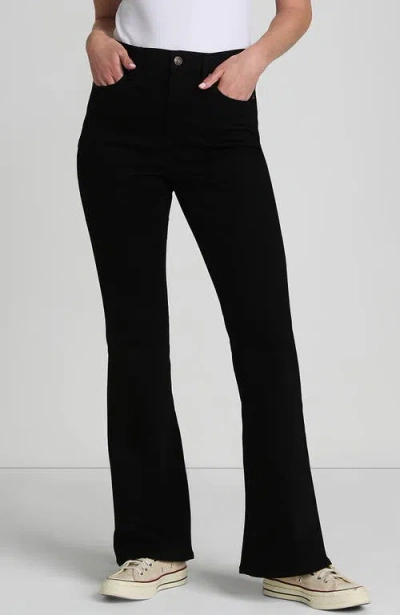 LANDS' END LANDS' END DENIM HIGH RISE SKINNY FLARE JEANS