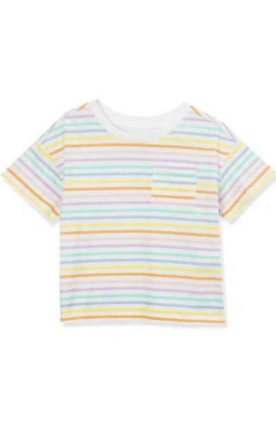 LANDS' END LANDS' END GIRLS MEET AND GREET POCKET TEE