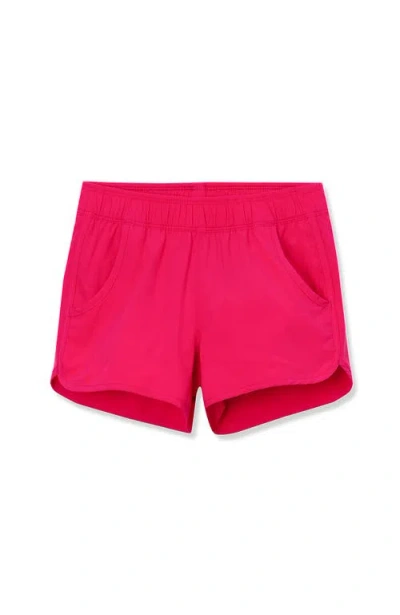 LANDS' END LANDS' END GIRLS PLUS STRETCH WOVEN SWIMSUIT SHORTS
