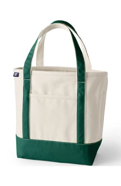 LANDS' END LANDS' END OPEN TOP CANVAS TOTE BAG