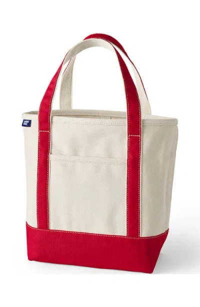 LANDS' END LANDS' END OPEN TOP CANVAS TOTE BAG