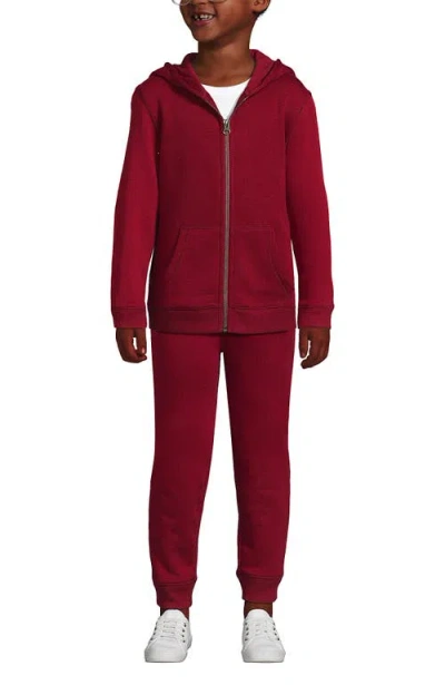 LANDS' END LANDS' END SCHOOL UNIFORM KIDS ZIP FRONT SWEATSHIRT