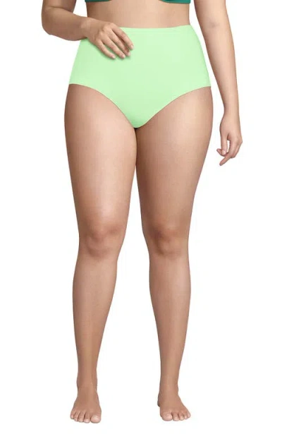 LANDS' END LANDS' END PLUS SIZE SCULPTING SUIT HIGH WAISTED BIKINI BOTTOMS