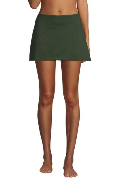 LANDS' END LANDS' END TUMMY CONTROL SKIRT SWIM BOTTOMS