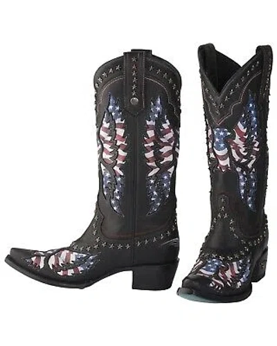 LANE LANE WOMEN'S OLD GLORY WESTERN BOOT - SNIP TOE - LB0414A