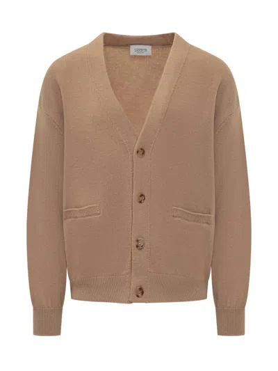 LANEUS LANEUS LANEUS BEIGE CARDIGAN WITH BUTTONS