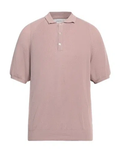 LANEUS LANEUS MAN SWEATER ANTIQUE ROSE SIZE 42 COTTON