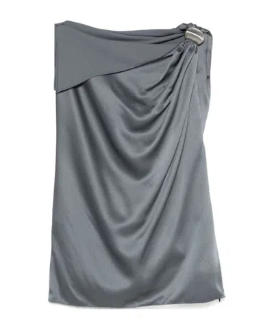 LANVIN LANVIN ARPÈGE-RING DRAPED GATHERED TOP